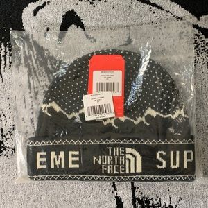 Supreme The North Face Fold Beanie Black